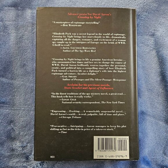 4/$40 Crossing by Night by David Aaron - Hardcover - Picture 8 of 8